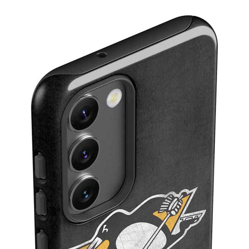 NHL Pittsburgh Penguins Distressed Galaxy S23 Pro Case
