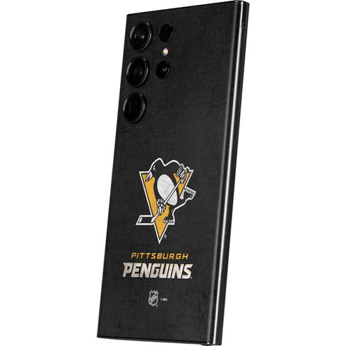 NHL Pittsburgh Penguins Distressed Galaxy S23 Ultra Skin