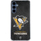 NHL Pittsburgh Penguins Distressed Galaxy S24 Clear Case