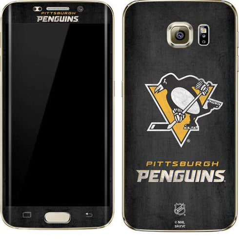 NHL Pittsburgh Penguins Distressed Galaxy S7 Edge Skin