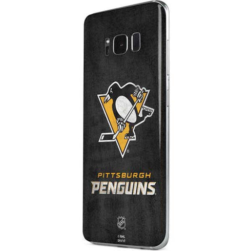 NHL Pittsburgh Penguins Distressed Galaxy S8 Skin