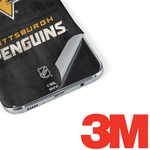 NHL Pittsburgh Penguins Distressed Galaxy S8 Skin