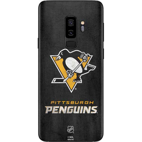 NHL Pittsburgh Penguins Distressed Galaxy S9 Plus Skin