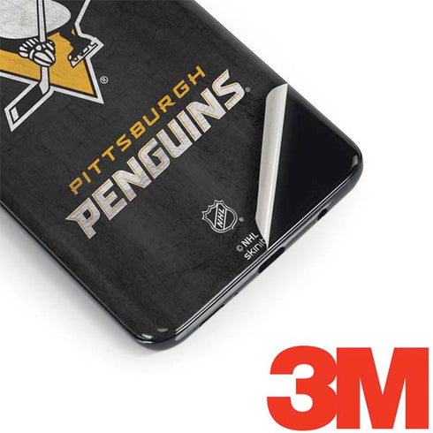 NHL Pittsburgh Penguins Distressed Galaxy S9 Plus Skin