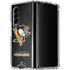 NHL Pittsburgh Penguins Distressed Galaxy Z Fold4 5G Clear Case
