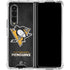 NHL Pittsburgh Penguins Distressed Galaxy Z Fold4 5G Clear Case