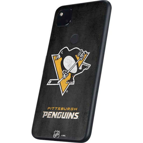 NHL Pittsburgh Penguins Distressed Google Pixel 4a Skin
