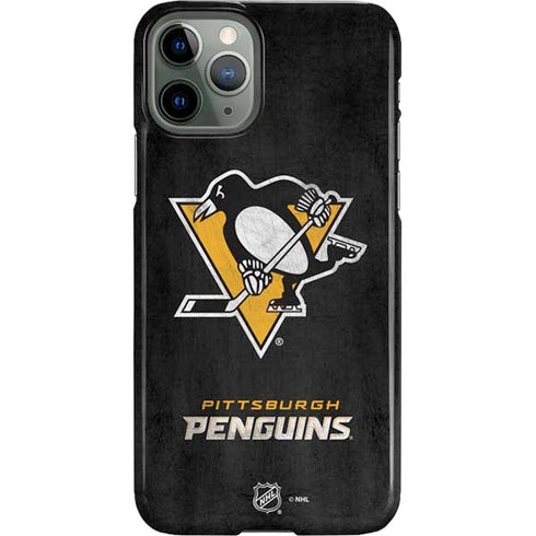 NHL Pittsburgh Penguins Distressed iPhone 11 Pro Lite Case