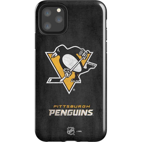 NHL Pittsburgh Penguins Distressed iPhone 11 Pro Max Impact Case