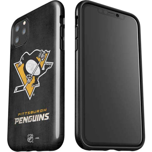 NHL Pittsburgh Penguins Distressed iPhone 11 Pro Max Impact Case
