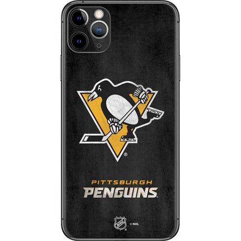 NHL Pittsburgh Penguins Distressed iPhone 11 Pro Max Skin