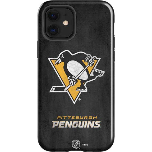 NHL Pittsburgh Penguins Distressed iPhone 12 Impact Case