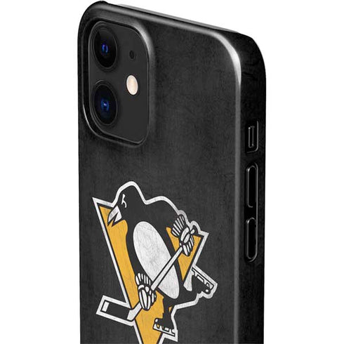NHL Pittsburgh Penguins Distressed iPhone 12 Mini Lite Case
