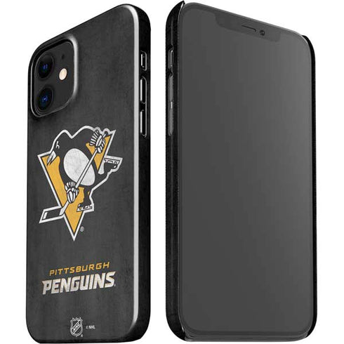 NHL Pittsburgh Penguins Distressed iPhone 12 Mini Lite Case