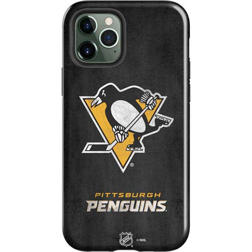 NHL Pittsburgh Penguins Distressed iPhone 12 Pro Impact Case