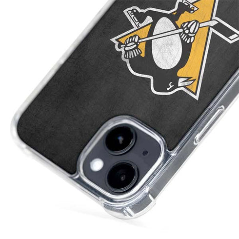 NHL Pittsburgh Penguins Distressed iPhone 13 MagSafe Case