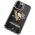 NHL Pittsburgh Penguins Distressed iPhone 13 Pro Clear Case
