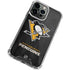 NHL Pittsburgh Penguins Distressed iPhone 15 Pro Max Clear Case