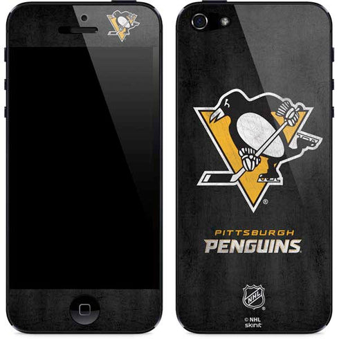 NHL Pittsburgh Penguins Distressed iPhone 5/5s/5SE Skin