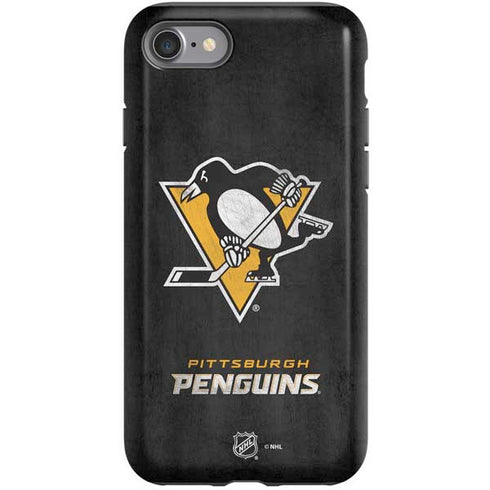 NHL Pittsburgh Penguins Distressed iPhone SE (2nd & 3rd Gen) Pro Case