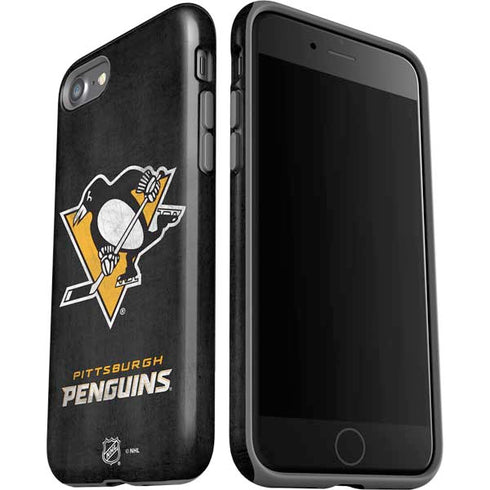 NHL Pittsburgh Penguins Distressed iPhone SE (2nd & 3rd Gen) Pro Case
