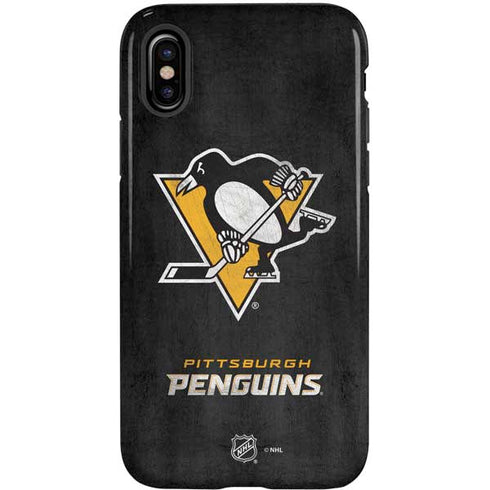 NHL Pittsburgh Penguins Distressed iPhone X Pro Case