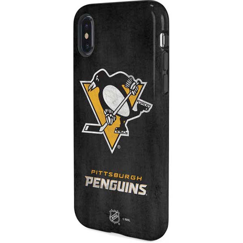 NHL Pittsburgh Penguins Distressed iPhone X Pro Case