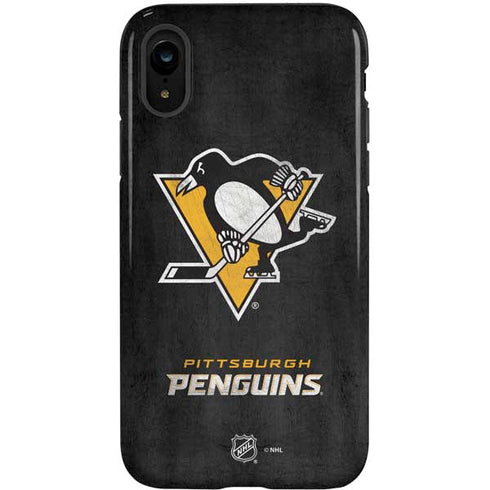 NHL Pittsburgh Penguins Distressed iPhone XR Pro Case