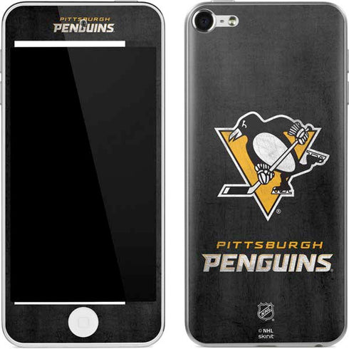 NHL Pittsburgh Penguins Distressed Apple iPod Skin