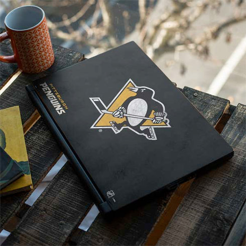 NHL Pittsburgh Penguins Distressed MSI GS65 Stealth Laptop Skin