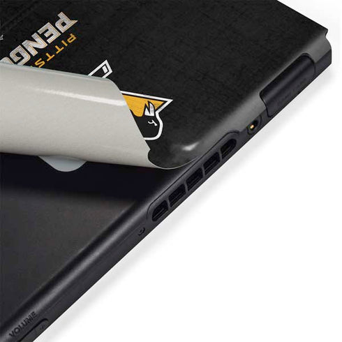 NHL Pittsburgh Penguins Distressed Nintendo Switch Bundle Skin