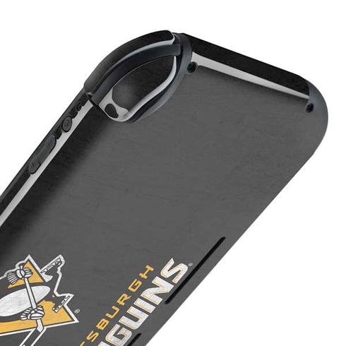 NHL Pittsburgh Penguins Distressed Nintendo Switch Lite Skin