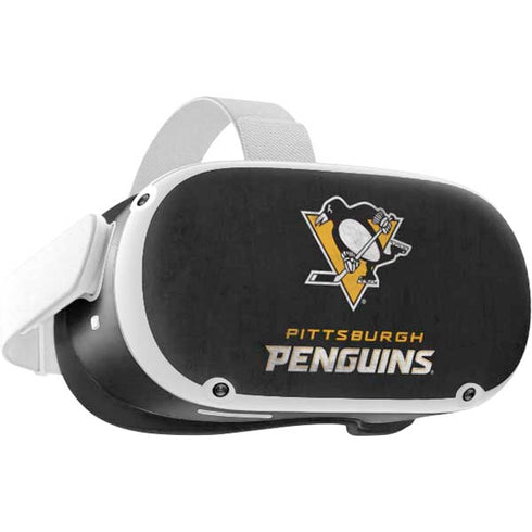 NHL Pittsburgh Penguins Distressed Oculus Quest 2 Skin