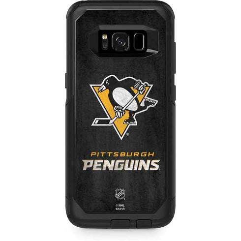 NHL Pittsburgh Penguins Distressed Otterbox Commuter Galaxy Skin