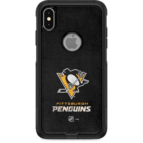 NHL Pittsburgh Penguins Distressed Otterbox Commuter iPhone Skin
