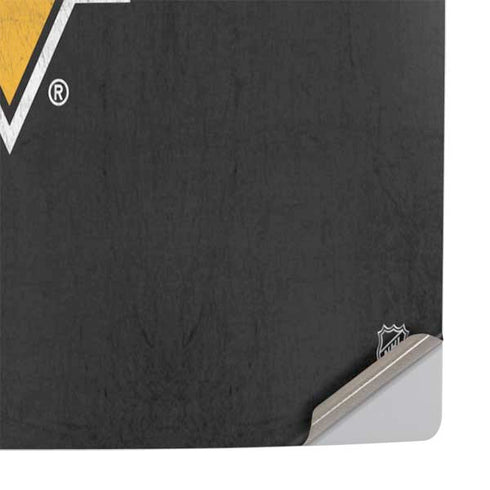 NHL Pittsburgh Penguins Distressed PS5 Console Skin