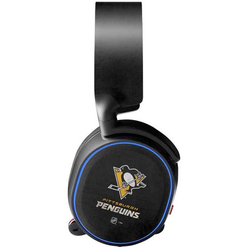 NHL Pittsburgh Penguins Distressed SteelSeries Arctis 3 Skin