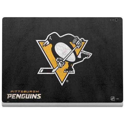 NHL Pittsburgh Penguins Distressed Surface Book 2 15in Skin
