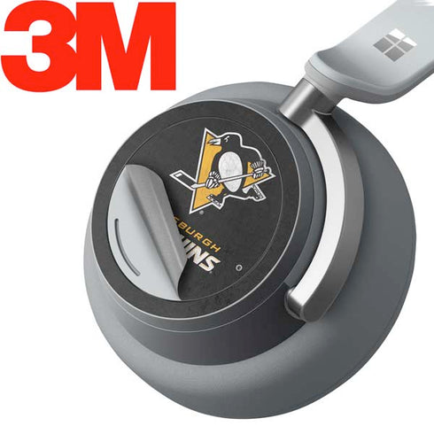 NHL Pittsburgh Penguins Distressed Surface Headphones Skin