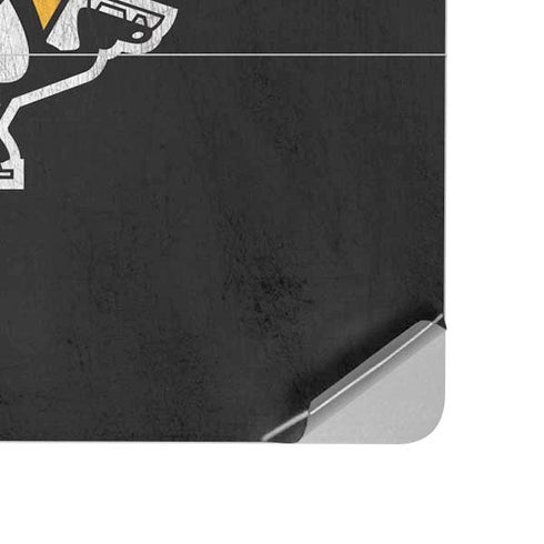 NHL Pittsburgh Penguins Distressed Surface Laptop Studio Skin