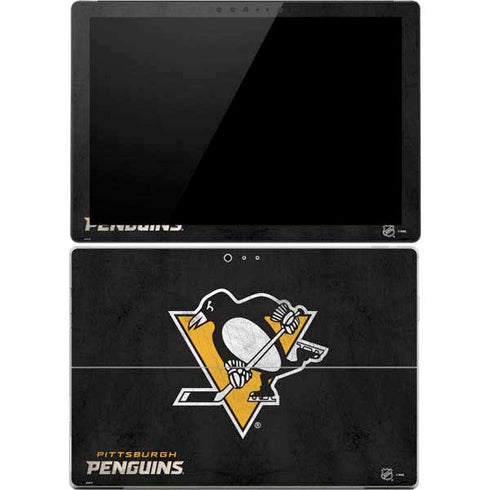 NHL Pittsburgh Penguins Distressed Surface Pro 4 Skin