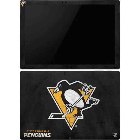 NHL Pittsburgh Penguins Distressed Surface Pro 6 Skin