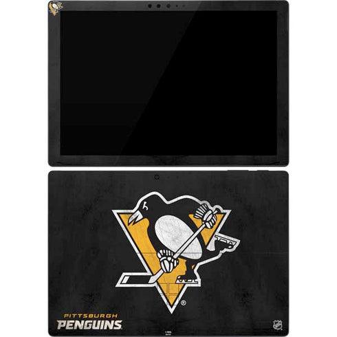 NHL Pittsburgh Penguins Distressed Surface Pro 7 Skin