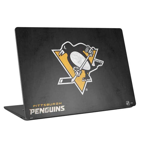 NHL Pittsburgh Penguins Distressed Universal Laptop 17in (13.8 x 10in) Skin