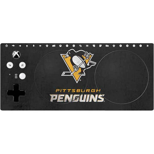 NHL Pittsburgh Penguins Distressed Xbox Adaptive Controller Skin