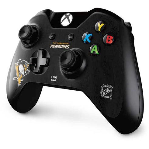 NHL Pittsburgh Penguins Distressed Xbox One Controller Skin