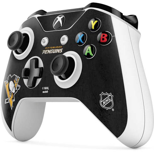 NHL Pittsburgh Penguins Distressed Xbox One S All-Digital Edition Bundle Skin