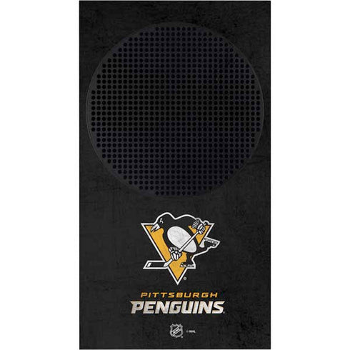 NHL Pittsburgh Penguins Distressed Xbox Series S Console Skin