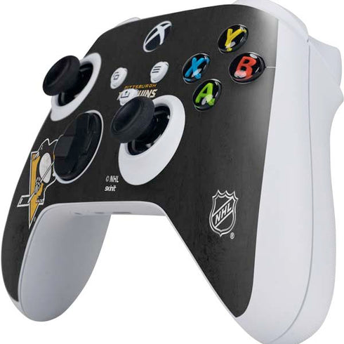 NHL Pittsburgh Penguins Distressed Xbox Series S Controller Skin
