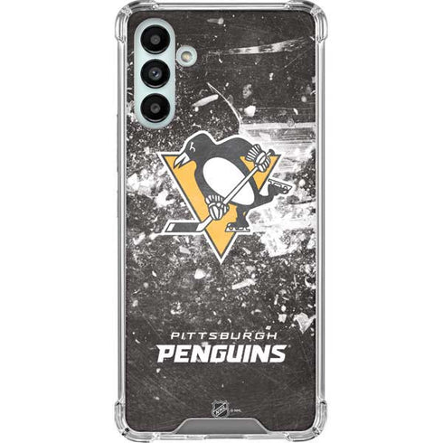 NHL Pittsburgh Penguins Frozen Galaxy A13 5G Clear Case